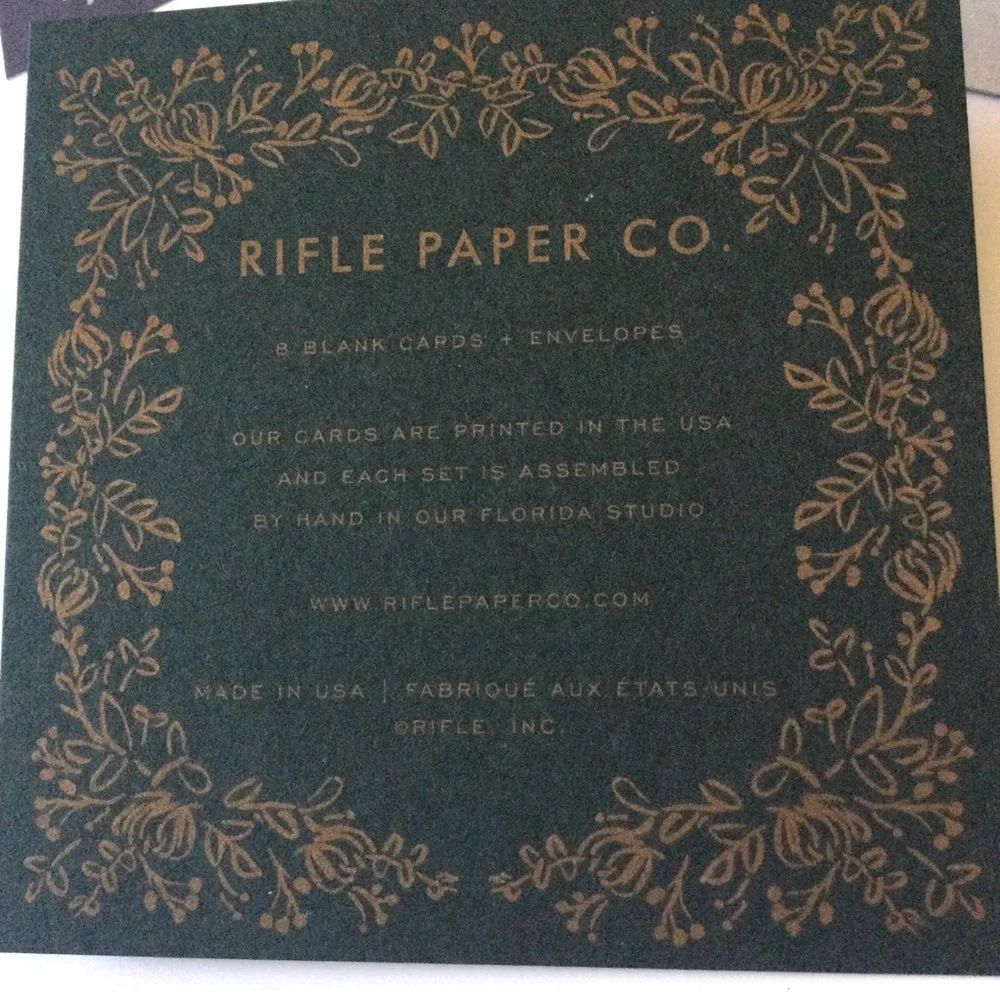 Rifle Paper Co. rifle paper